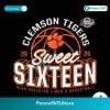 Clemson Tigers Sweet Sixteen Mens Basketball Svg Cricut Ready File