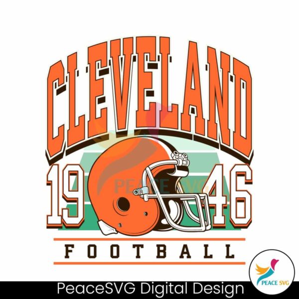 Cleveland 1946 Football Nfl Svg Printable Design