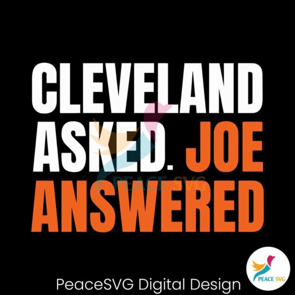 Cleveland Asked Joe Answered Svg For Silhouette