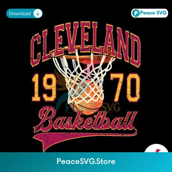 Cleveland Basketball 1970 Nba Png Digital Download