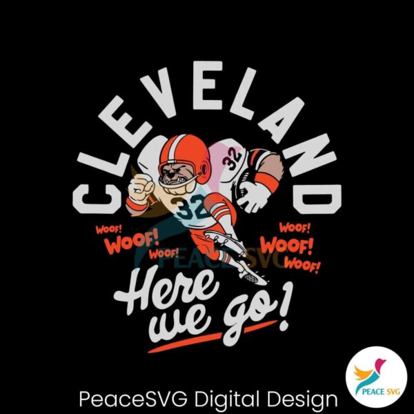 Cleveland Here We Go Browns Football Svg Files For Cricut