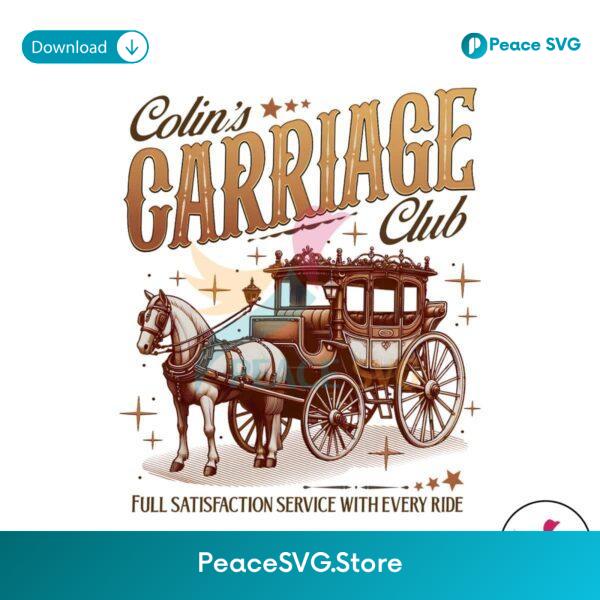 Colin Carriage Club Full Satisfaction Service Png For Printing