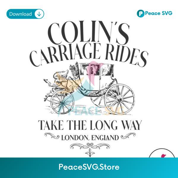 Colins Carriage Rides Take The Long Way Svg Vector File