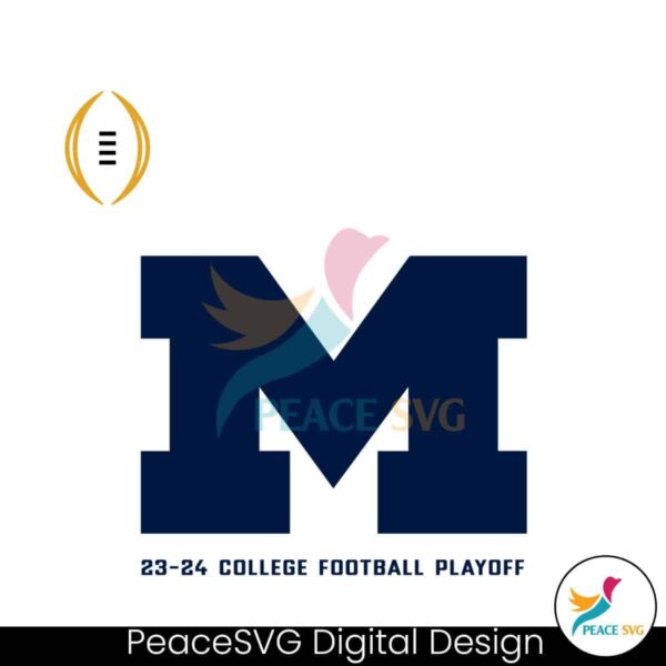 College Football Playoff Michigan Svg Instant Download