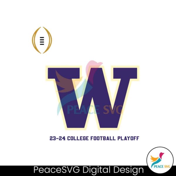 College Football Playoff Washington Svg For Vinyl Cutting