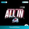 Colorado Avalanche All In Stanley Cup Svg Digital Download