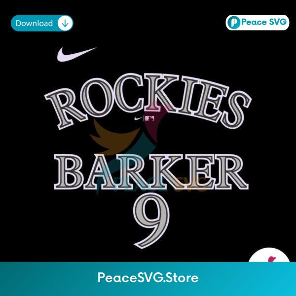 Colorado Rockies Baseball Team Svg Vector File