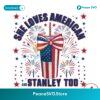 Coquette She Loves America And Stanley Too Png Printable File