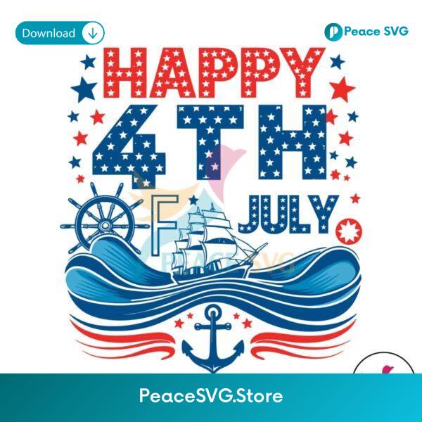 Cruise Squad Happy 4th Of July Cruise Svg Instant Download