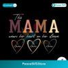 Custom This Mama Wears Her Heart On Her Sleeve Svg Vector File