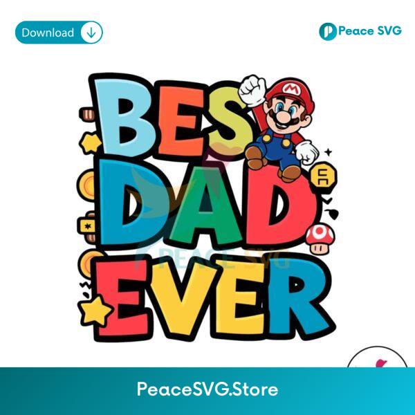Cute Best Dad Ever Happy Father Day Svg Digital Download