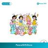 Cute Disney Princess Easter Bunny Png For Sublimation