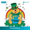Cute Winnie The Pooh And Hunny Shamrock Png For Sublimation
