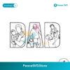 Dad And Son Daughter Happy Fathers Day Svg Vector File