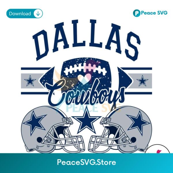 Dallas Cowboys Helmet Logo Svg Printable Design