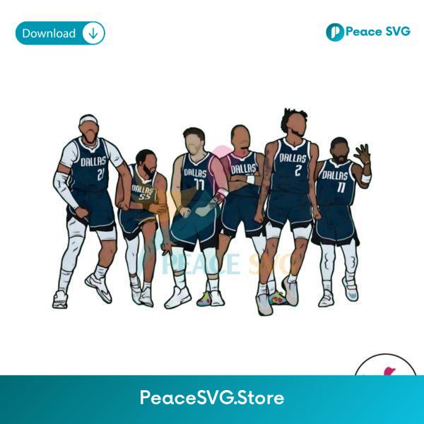 Dallas Mavericks Nba Players Png Printable File