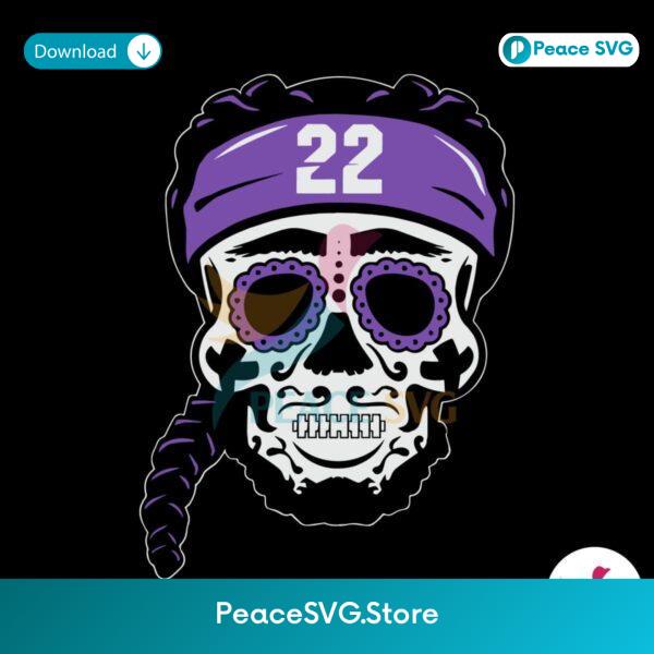 Derrick Henry Baltimore Sugar Skull Svg Vector File