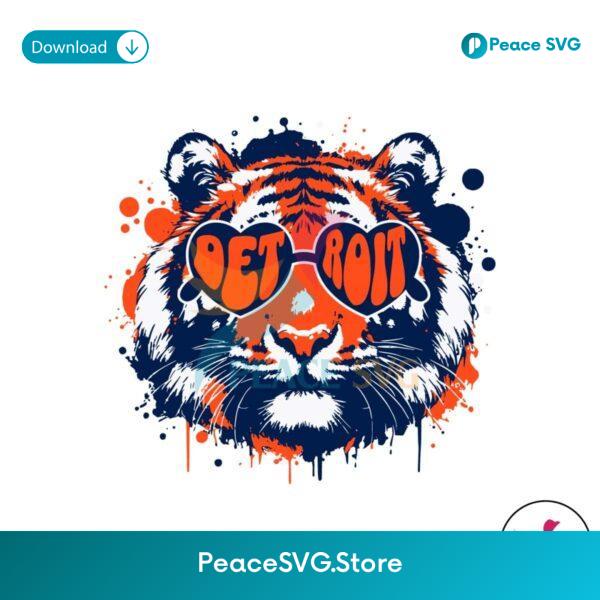 Detroit Baseball Tiger Logo Svg Digital Download