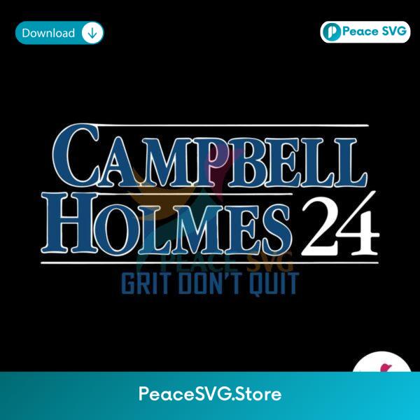 Detroit Football Campbell Holmes Grit Don T Quit Svg Printable Design