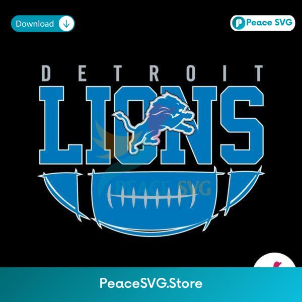 Detroit Lions Footballteam Svg Cricut Ready File