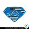Detroit Lions Nfl Superman Logo Svg Digital Download