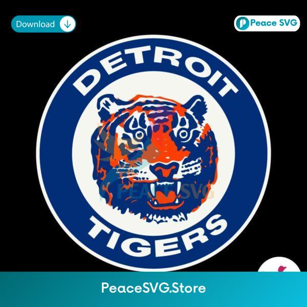 Detroit Tigers Mlb Team Logo Svg Files For Cricut