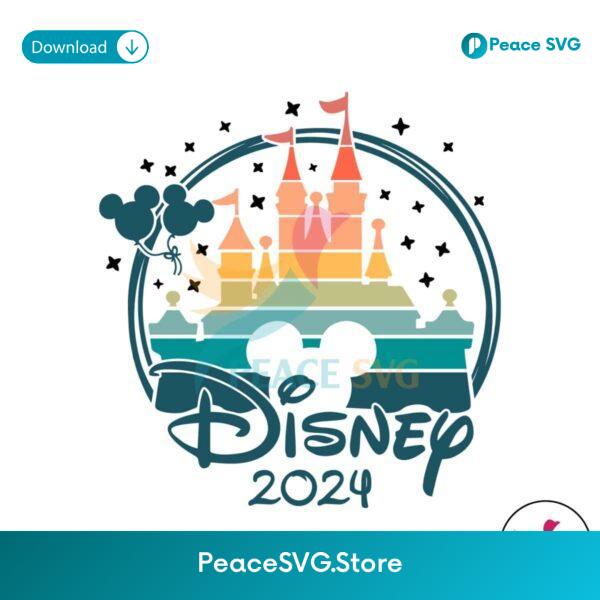 Disney Castle 2024 Magic Kingdom Svg Printable Design