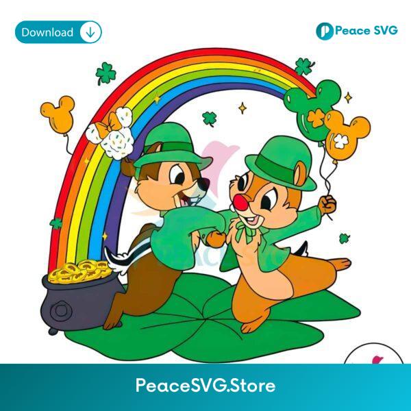 Disney Chip And Dale St Patricks Day Png For Sublimation