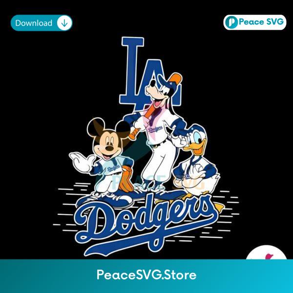 Disney Dodgers Mickey And Friends Baseball Png Digital Download