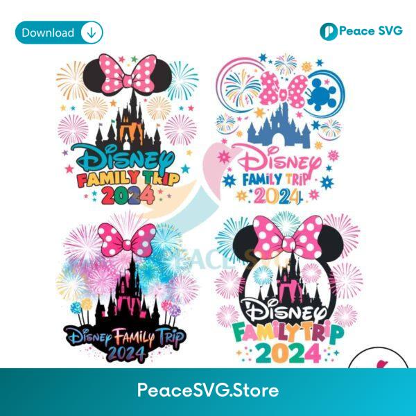 Disney Family Trip 2024 Svg Clipart