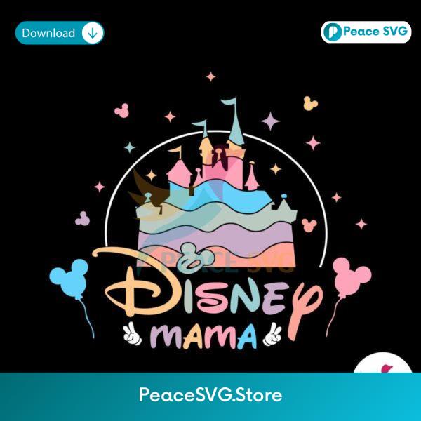 Disney Mama Castle Happy Mothers Day Svg For Silhouette