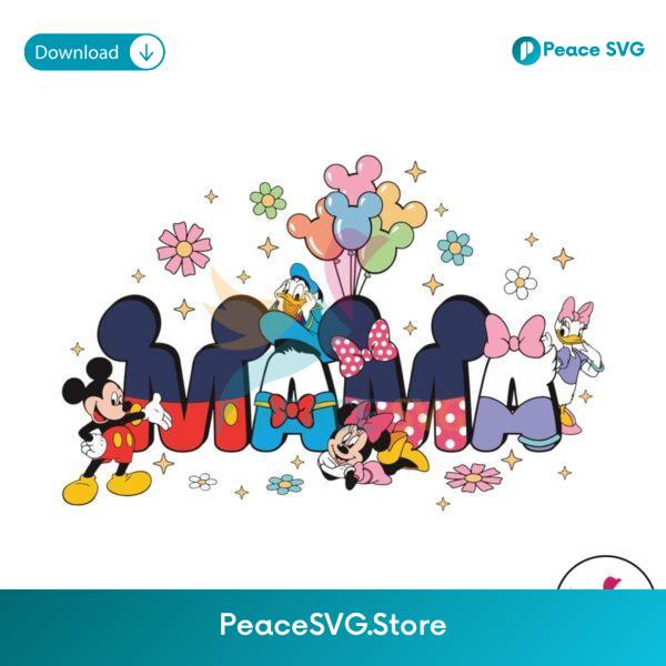 Disney Mama Mickey And Friends Svg Instant Download