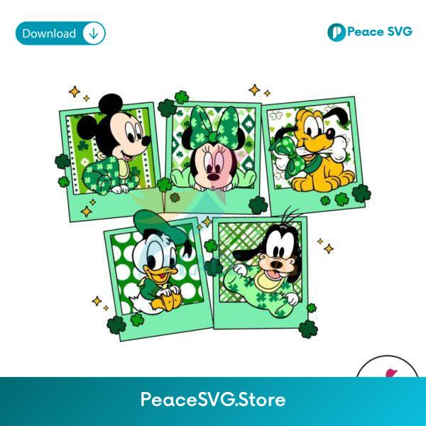 Disney Mickey And Friends Happy St Patricks Day Svg Digital Download