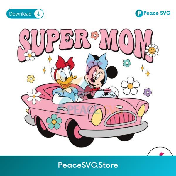 Disney Minnie And Daisy Super Mom Svg For Silhouette