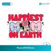 Disney Minnie Happiest Mom On Earth Svg Vector File