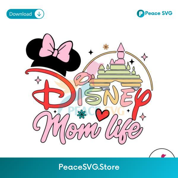 Disney Mom Life Castle Minnie Svg For Silhouette