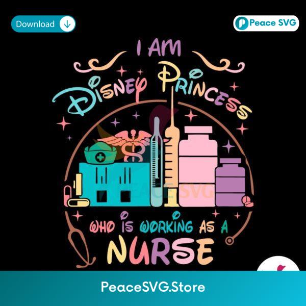 Disney Princess Who Is Working As A Nurse Svg Cut File