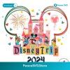 Disney Trip 2024 Castle Mickey And Friends Png Sublimation Design