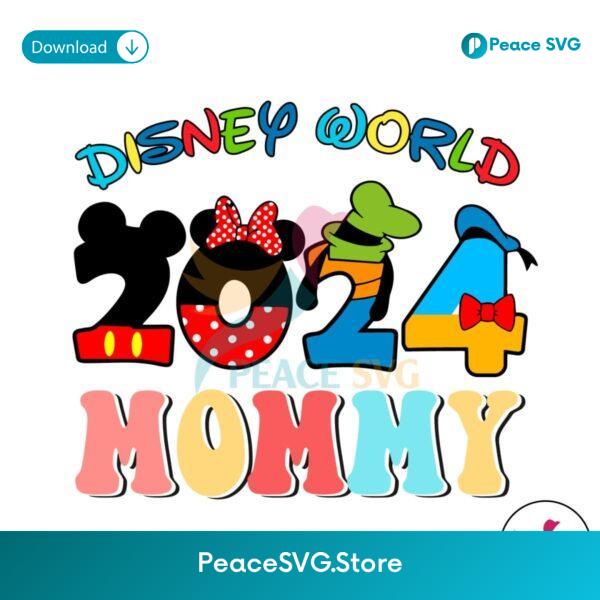 Disney World 2024 Mommy Mothers Day Svg For Vinyl Cutting