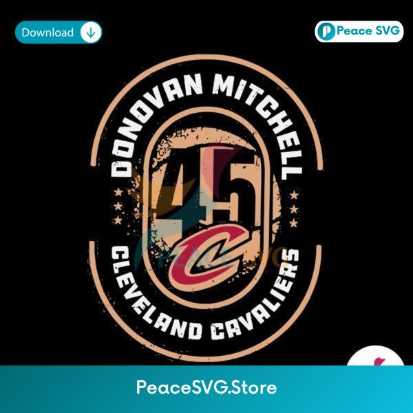 Donovan Mitchell Cleveland Cavaliers Svg For Vinyl Cutting
