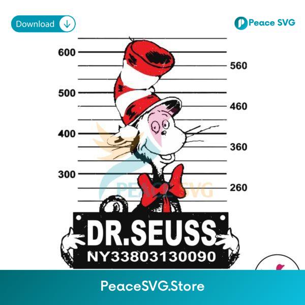 Dr Seuss Funny The Cat In The Hat Svg Layered File