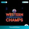 Edmonton Oilers 2024 Western Conference Champions Svg Layered File