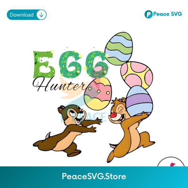 Egg Junter Happy Easter Day Chip And Dale Png Printable File