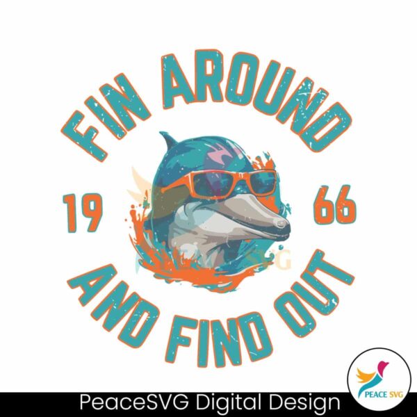 Fin Around And Find Down 1966 Svg Cut File