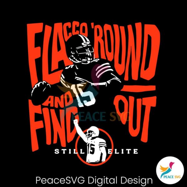 Flacco Round And Find Out Cleveland Browns Player Svg For Vinyl Cutting