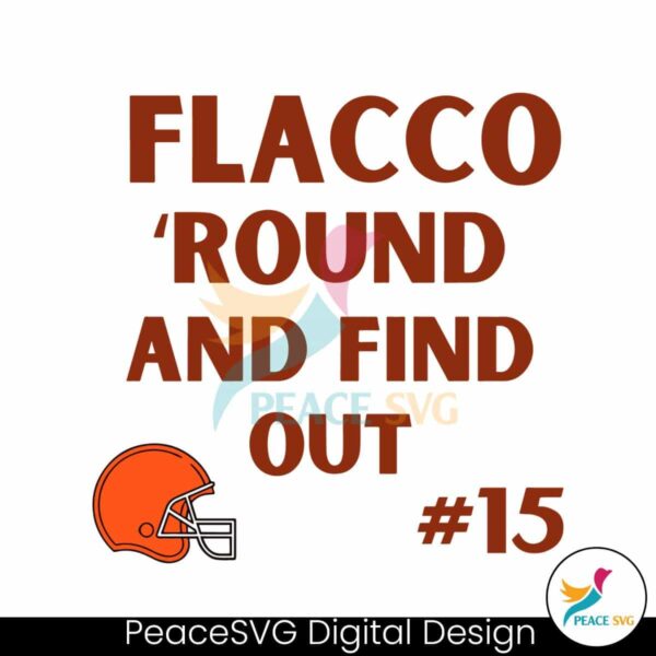Flacco Round And Find Out Helmet Svg For Silhouette
