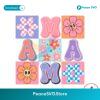 Floral Mama Smiley Face Mothers Day Svg Clipart