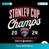 Florida Panthers Stanley Cup 2024 Champs Svg For Silhouette