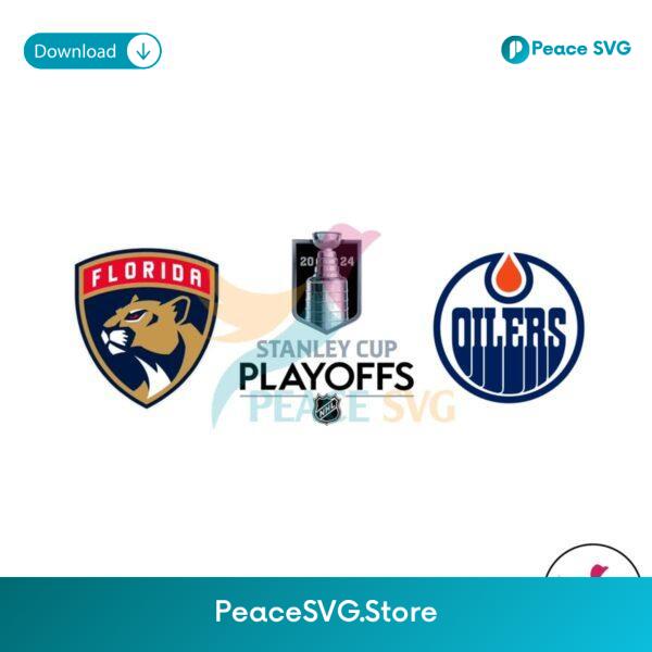 Florida Panthers Vs Edmonton Oilers Stanley Cup Png For Sublimation