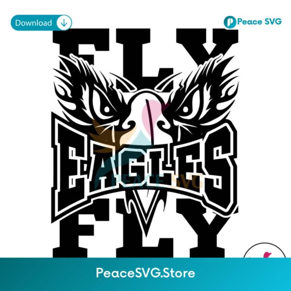 Fly Eagles Fly Philadelphia Football Svg Instant Download